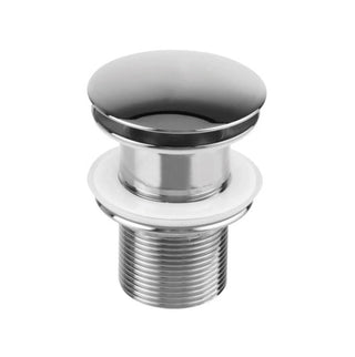 Nickel ALFIQ Copper Push Up Drain Stainless Steel | Solid Copper Push Up Button