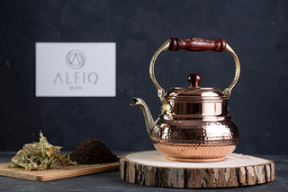 Pure Copper Italian Style Solid Copper Teapot Stovetop