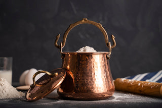 Handmade Pure Copper Canister Set| Coffee Tea Flour Food Safe Storage Box