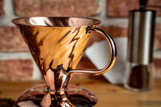 Copper v60 Dripper | Handmade Copper Pour Over Coffee Dripper