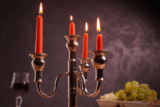Handmade Copper Candlestick Holder | Copper Vintage Home Decoration Ornaments